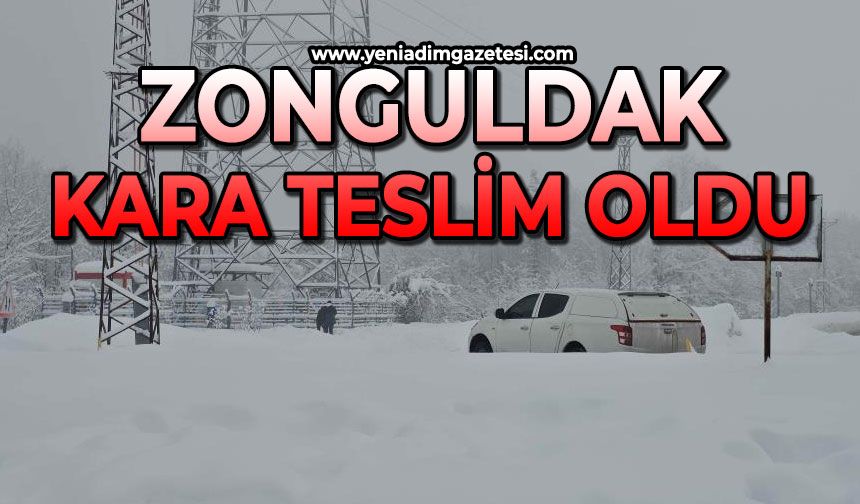 Zonguldak kara teslim oldu