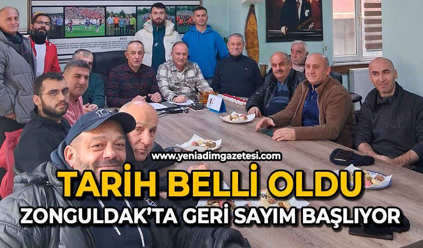 Tarih belli oldu: Zonguldak’ta geri sayım başlıyor