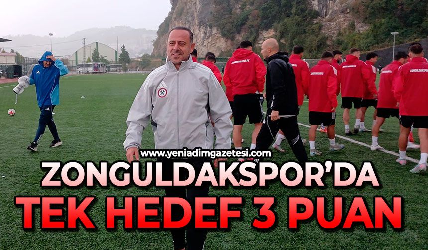Zonguldakspor’da tek hedef 3 puan