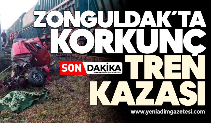 Zonguldak'ta korkunç tren kazası!