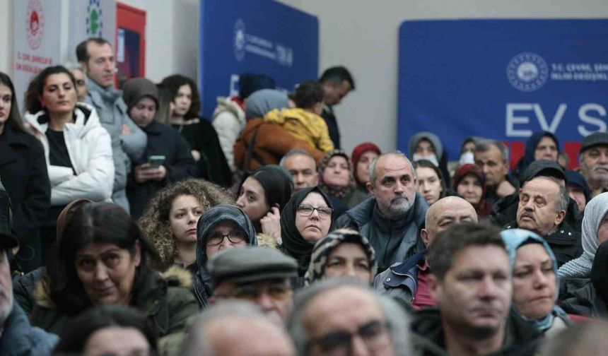 Bin 950 sosyal konutun hak sahipleri kurayla belirlendi