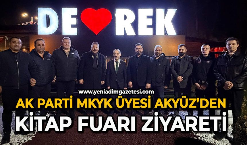 AK Parti MKYK Üyesi Akyüz’den kitap fuarı ziyareti