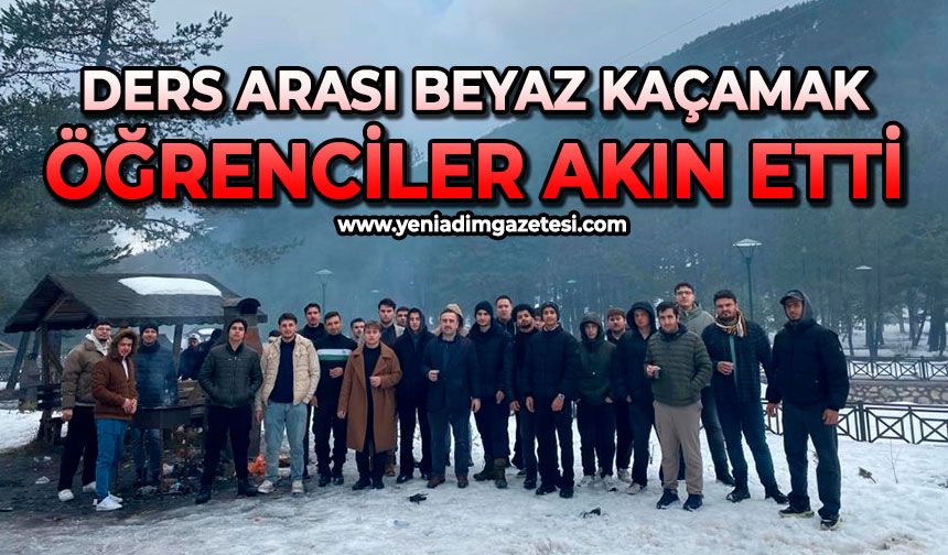 Ders arası beyaz kaçamak: Öğrenciler akın etti
