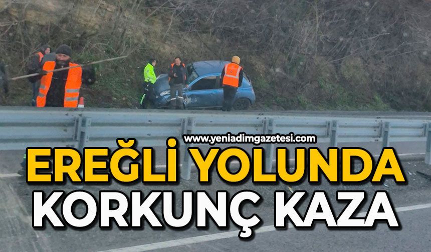 Ereğli yolunda korkunç kaza