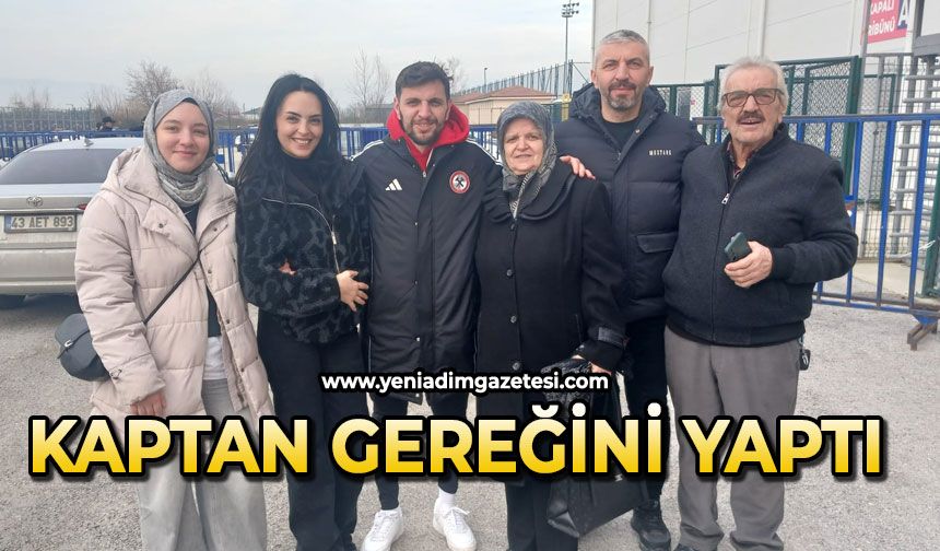 Kaptan gereğini yaptı