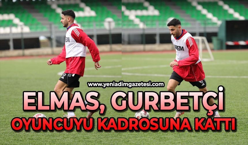 Elmas, gurbetçi oyuncuyu kadrosuna kattı