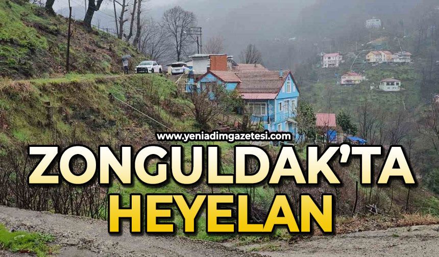 Zonguldak'ta heyelan