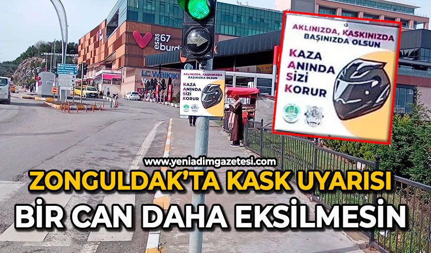 Zonguldak’ta kask uyarısı: Bir can daha eksilmesin