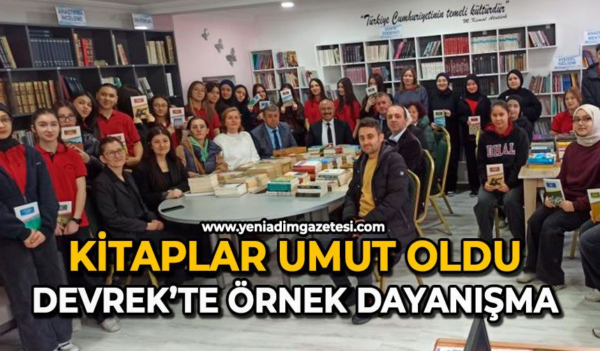 Kitaplar umut oldu: Devrek’te örnek dayanışma