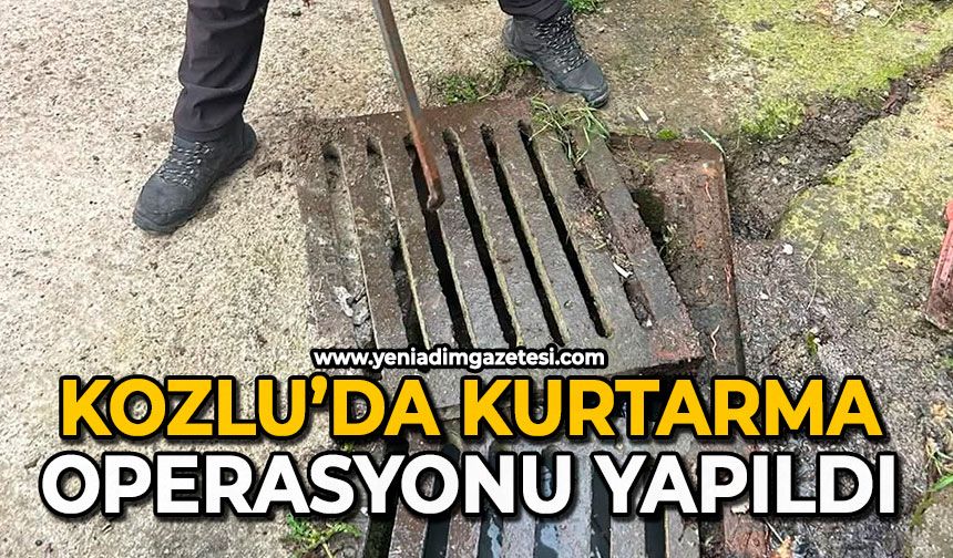Kozlu’da kurtarma operasyonu yapıldı