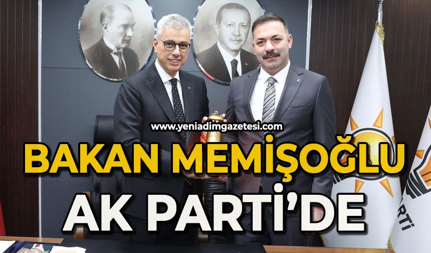 Bakan Memişoğlu AK Parti İl Başkanlığını ziyaret etti