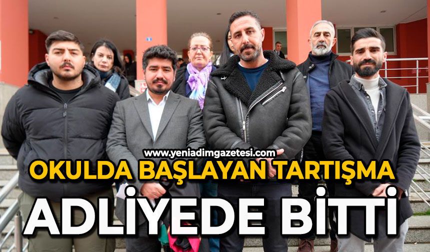 Okulda başlayan tartışma adliyede bitti
