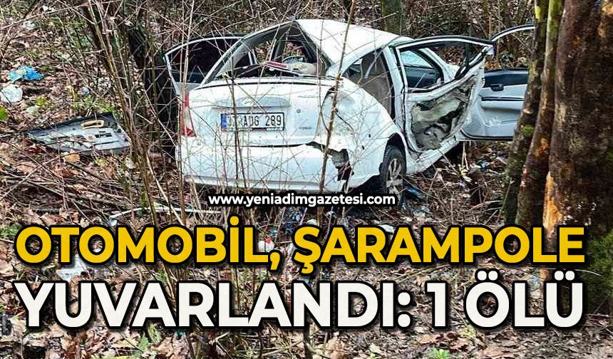 Otomobil şarampole yuvarlandı: 1 kişi öldü