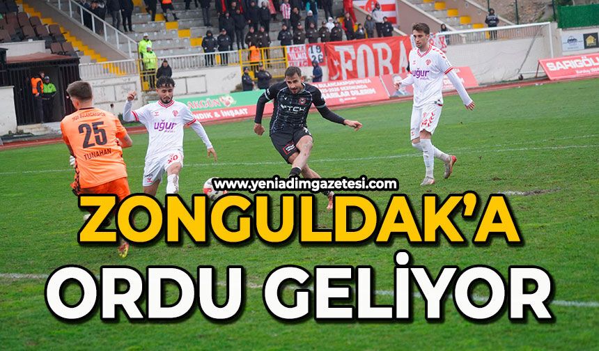 Zonguldak’a Ordu geliyor