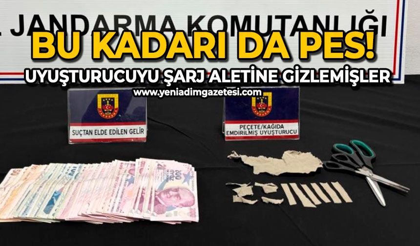 Bu kadarı da pes: Uyuşturucuyu şarj aletine gizlemişler