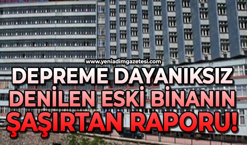 Depreme dayanıksız denilen eski binanın yeni raporu açıklandı: İşte son durum!