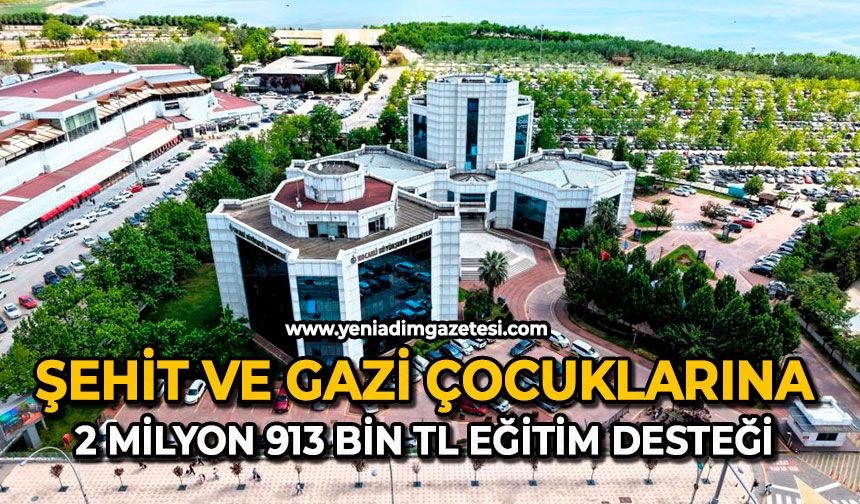 Şehit ve gazi çocuklarına 2 milyon 913 bin TL eğitim desteği