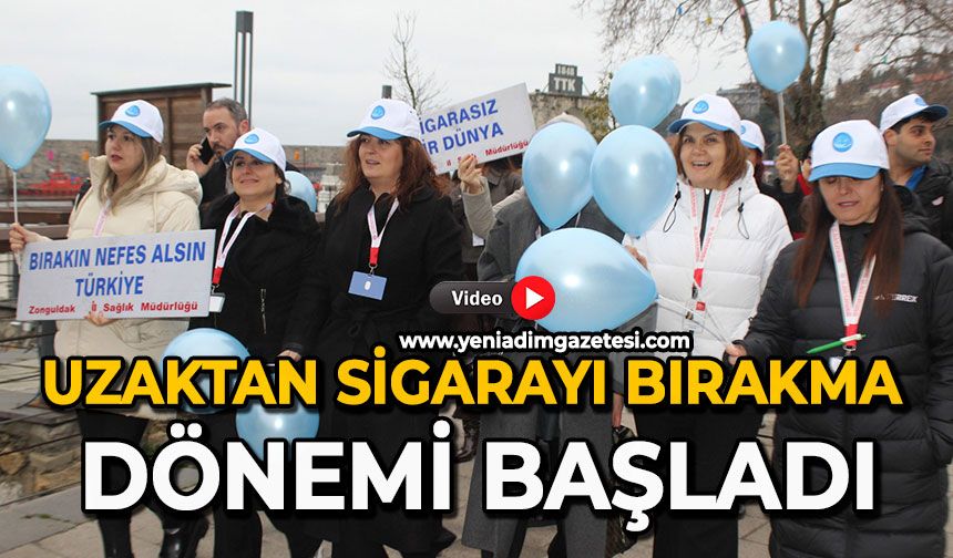Uzaktan sigarayı bırakma dönemi başladı