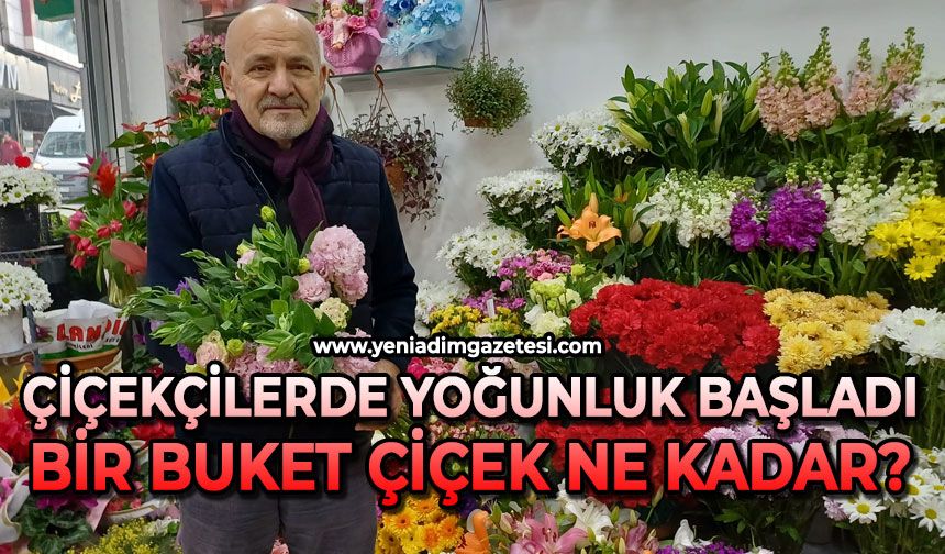 Çiçekçilerde yoğunluk başladı: Bir buket çiçek ne kadar?