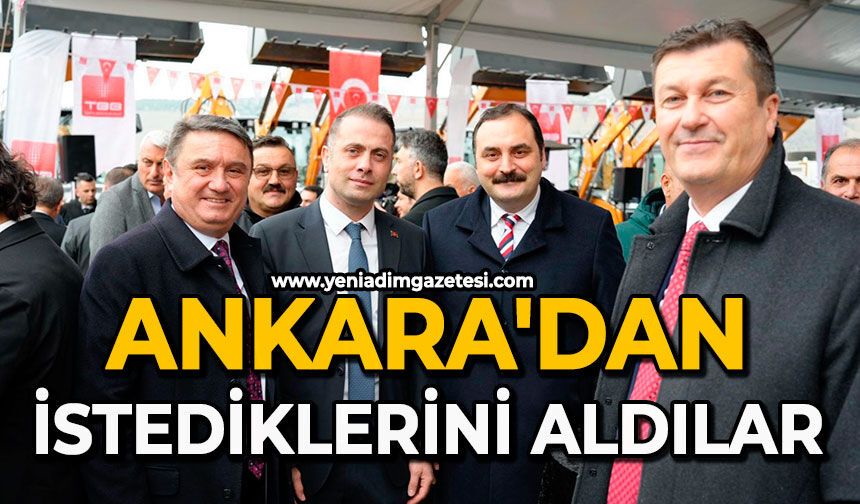 Ankara'dan istediklerini aldılar