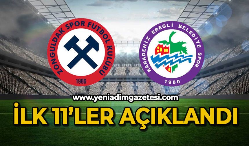 İlk 11'ler açıklandı