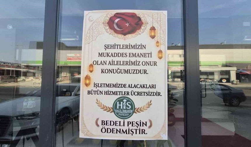 "Bedeli peşin ödendi" dediler, bütün hizmetlerini ücretsiz yaptılar