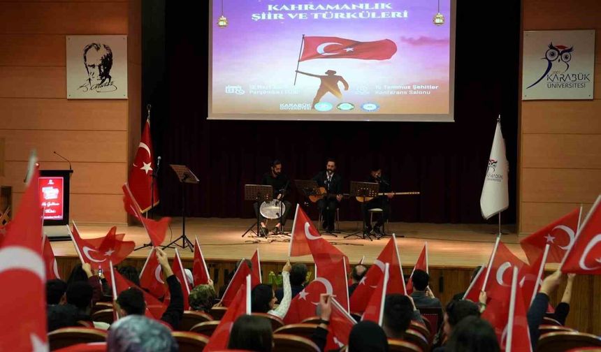 'Kahramanlık Şiir ve Türküleri' programı düzenlendi