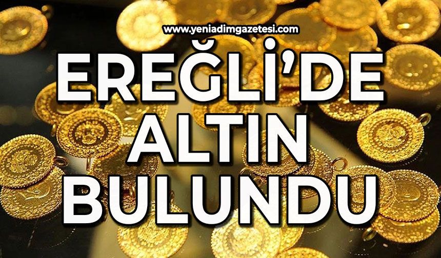 Ereğli’de altın bulundu