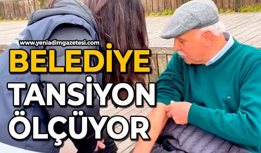 Belediye tansiyon ölçüyor