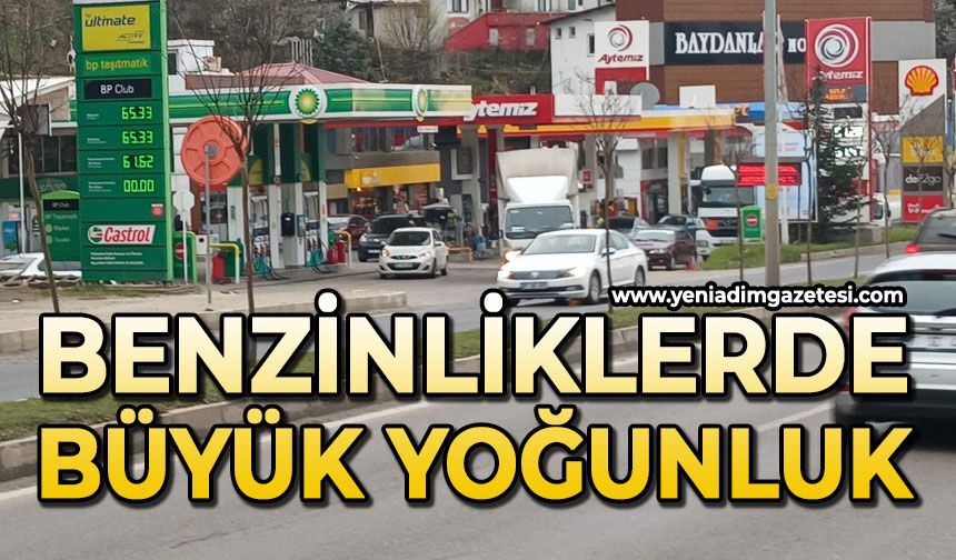 Benzinliklerde büyük yoğunluk