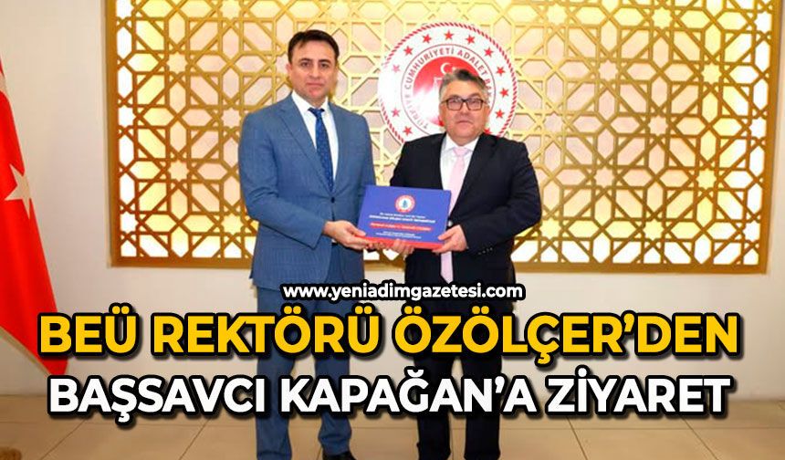 BEÜ Rektörü Özölçer’den Başsavcı Kapağan’a Ziyaret