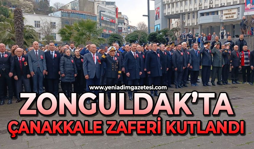 Zonguldak’ta Çanakkale Zaferi kutladı