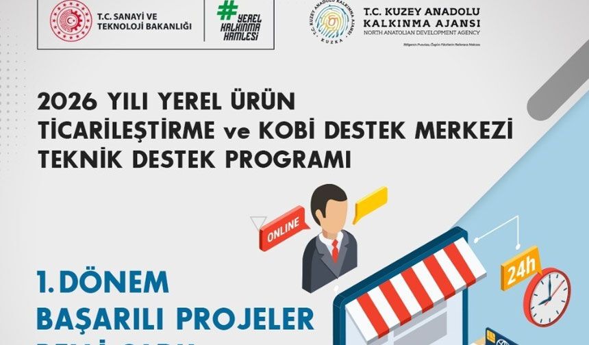 Teknik destek programının 1. dönem başarılı orojeleri açıklandı
