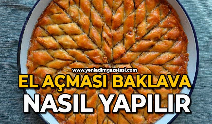 El açması baklava nasıl yapılır