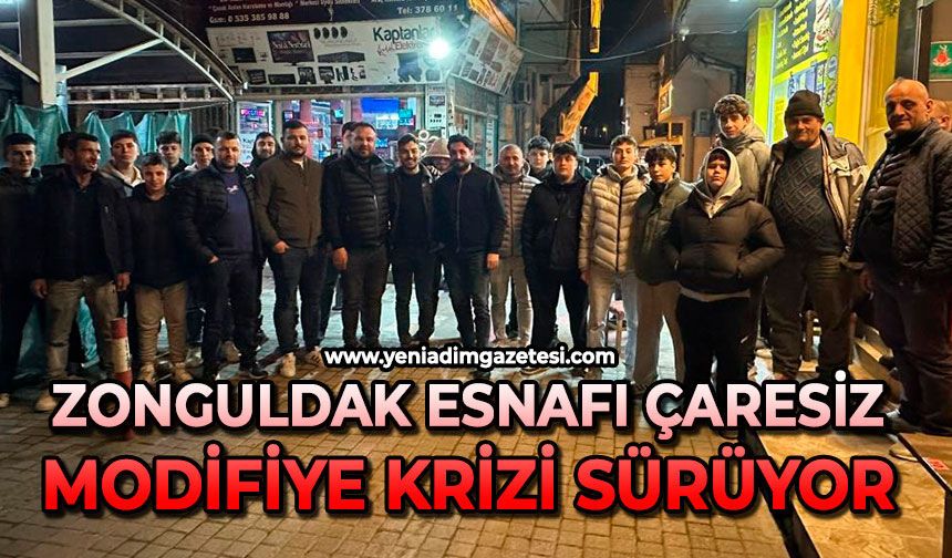 Zonguldak esnafı çaresiz: Modifiye krizi sürüyor