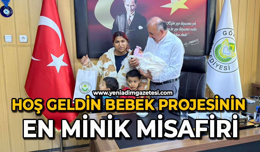 Hoş Geldin Bebek projesinin en minik misafiri