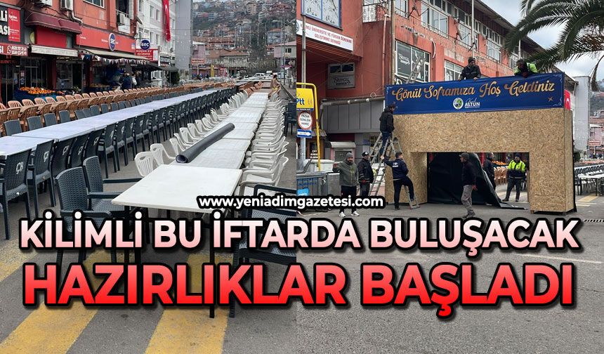 Kilimli bu iftarda buluşacak: Hazırlıklar başladı