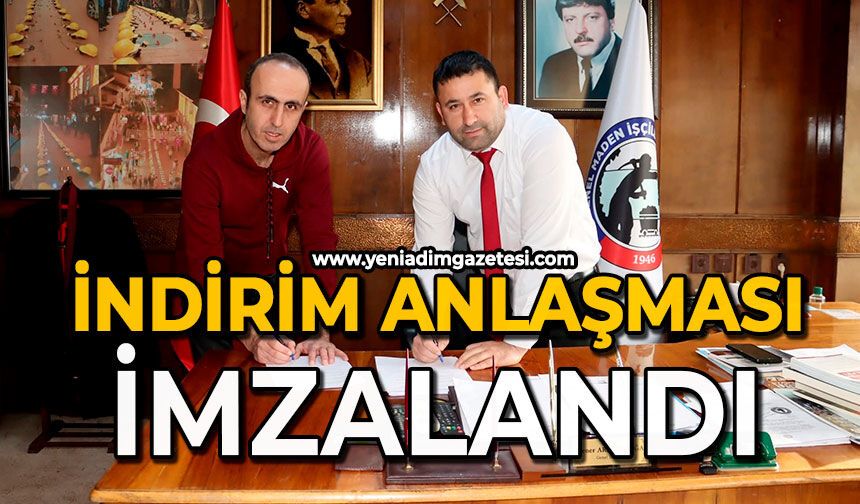 İndirim anlaşması imzalandı