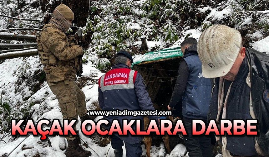 Zonguldak'ta ruhsatsız 10 maden ocağı kapatıldı