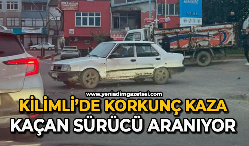 Kilimli’de korkunç kaza: Kaçan sürücü aranıyor