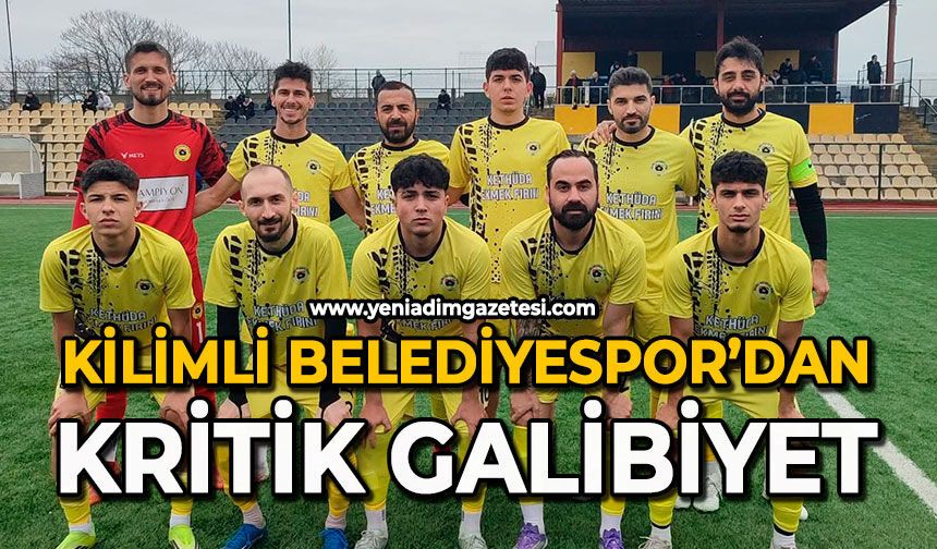Kilimli Belediyespor’dan kritik galibiyet