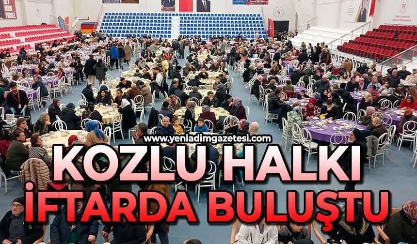 Kozlu halkı iftarda buluştu