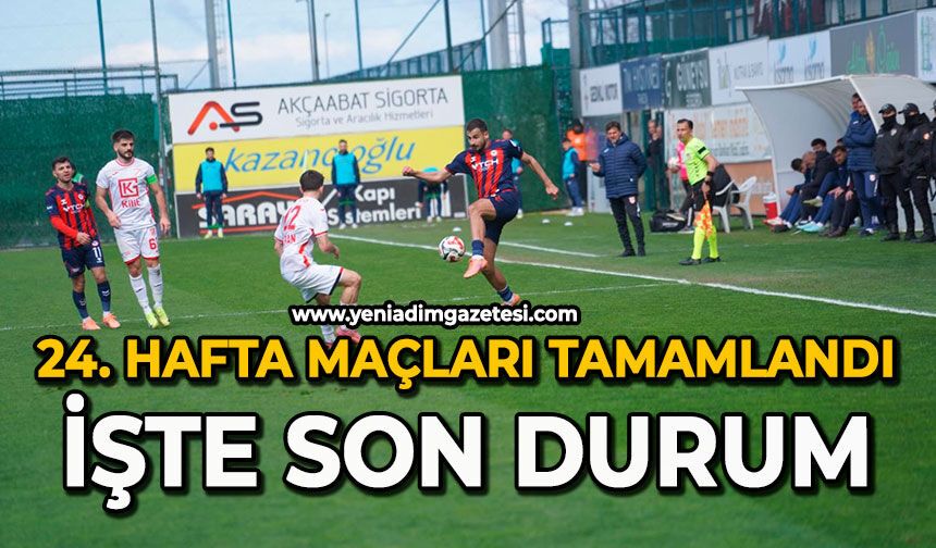 24. hafta maçları tamamlandı: İşte son durum