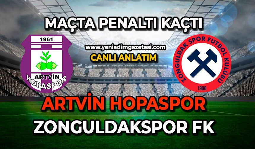 Maçta penaltı kaçtı