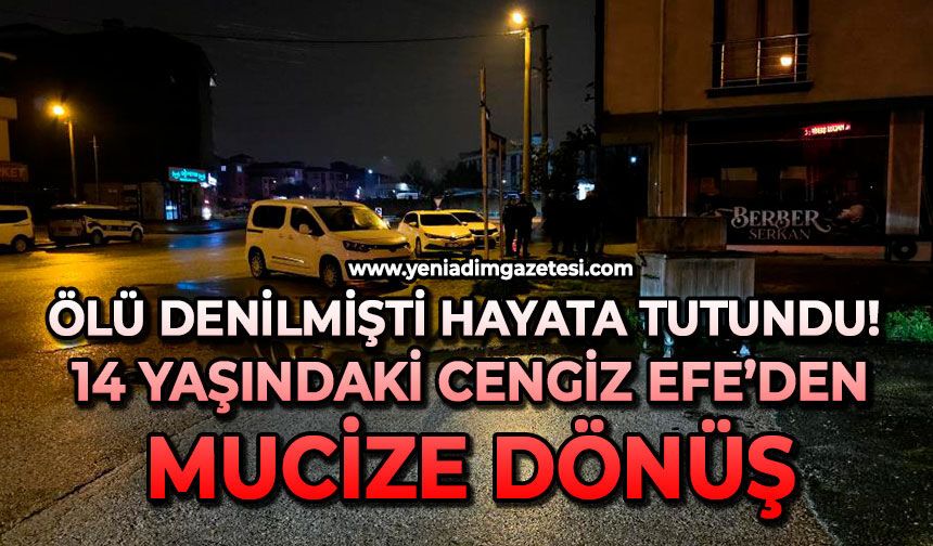 Ölü denilmişti, hayata tutundu! 14 yaşındaki Cengiz Efe’den mucize dönüş