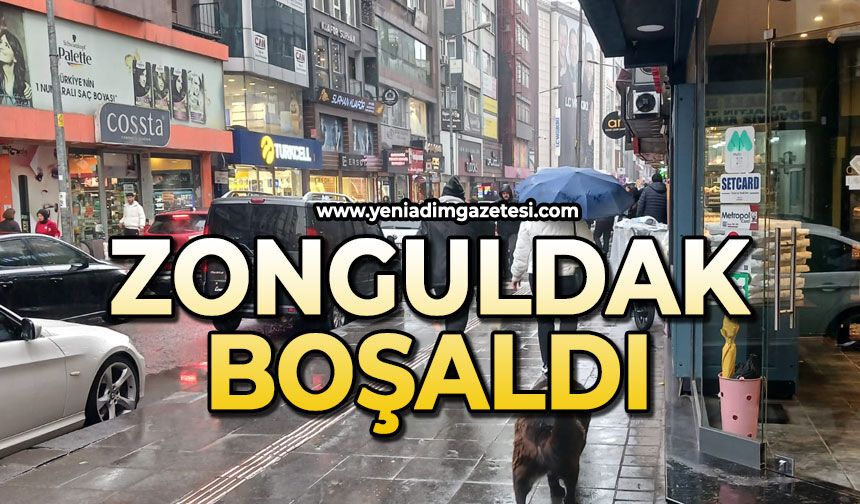 Zonguldak boşaldı!