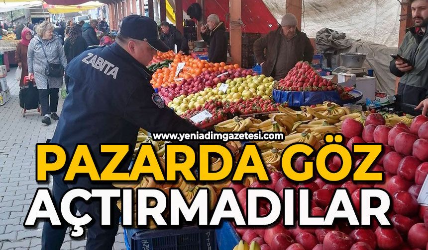 Pazarda göz açtırmadılar