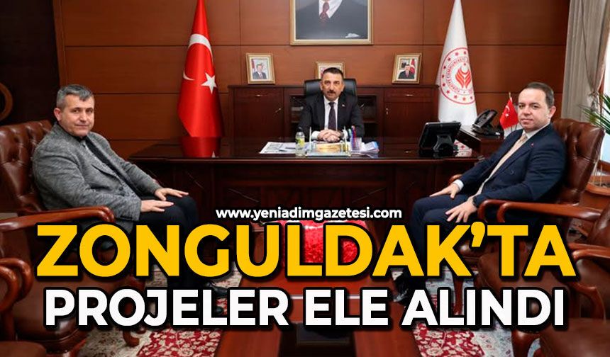Zonguldak’ta projeler ele alındı