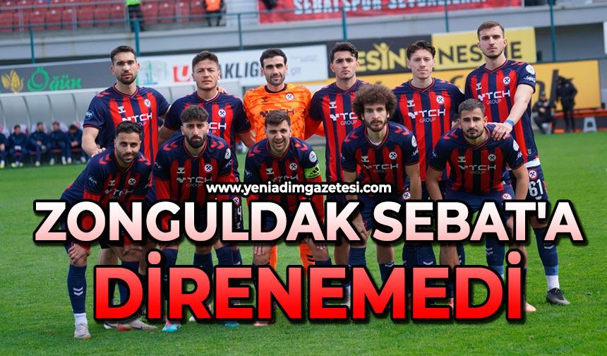 Zonguldak Sebat'a direnemedi
