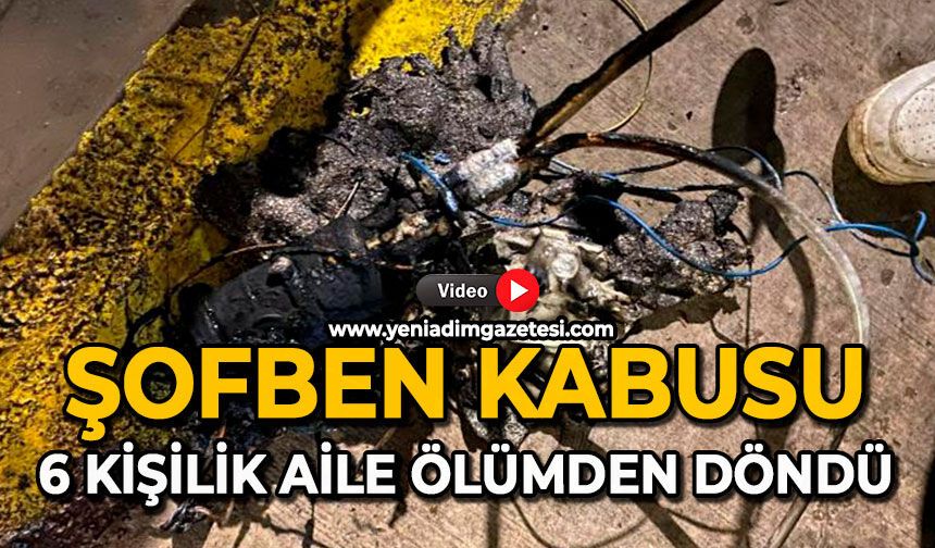 Şofben kabusu: 6 kişilik aile ölümden döndü